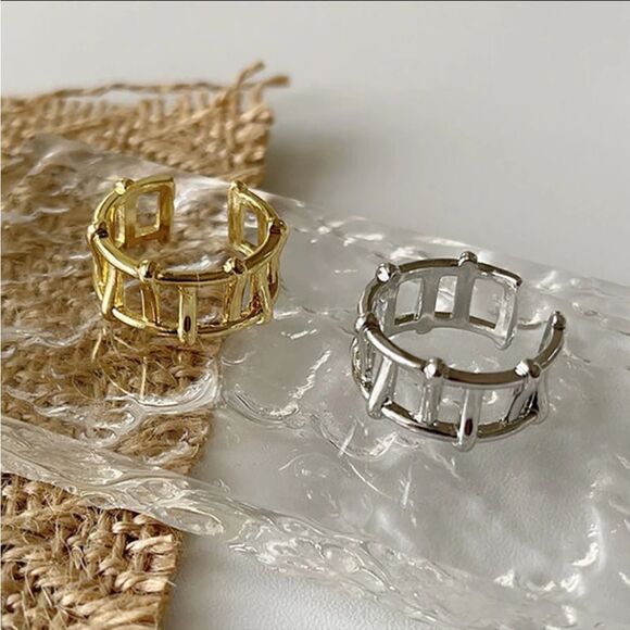 The Program Ring adjustable in 14k yellow gold over 925 silver - Picture 5 of 6